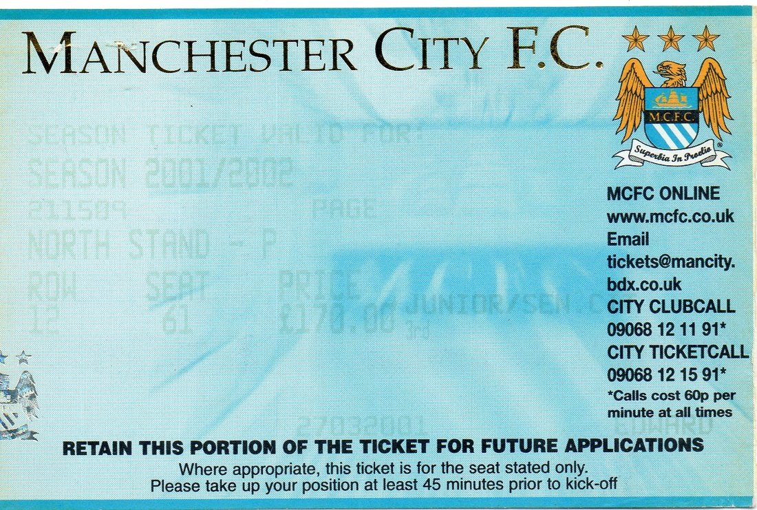 Manchester City Season Tickets